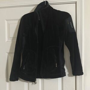 Columbia Titanium Black Ski Jacket High Collar Tailored Fit